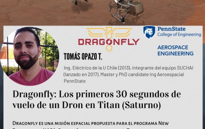Invitación a charla: “Dragonfly: Los primeros 30 segundos de vuelo de un Dron en Titan (Saturno)”